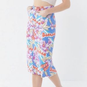 Urban Outfitters Miami Beach High Waisted Skirt